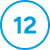 Icon mit der Zahl 12